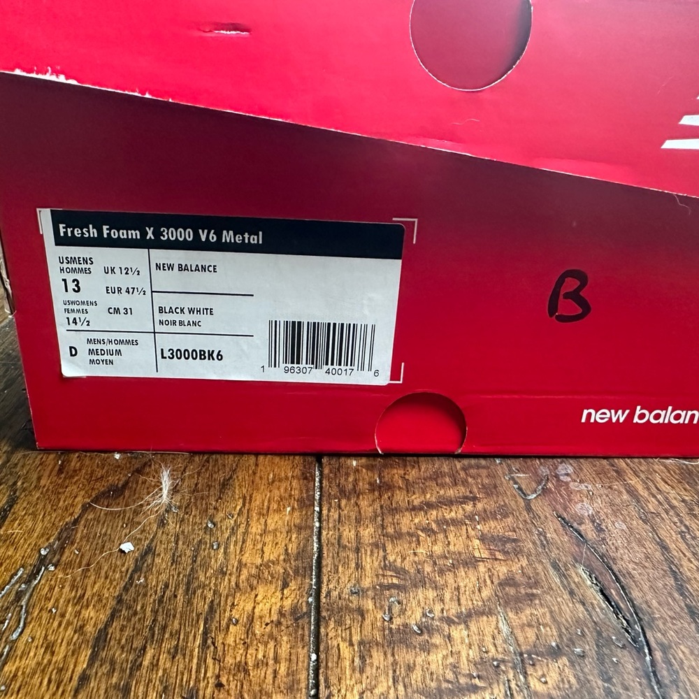 New Balance Men's Fresh Foam 3000 v6 Molded PL3000K6 - Picture 4 of 7